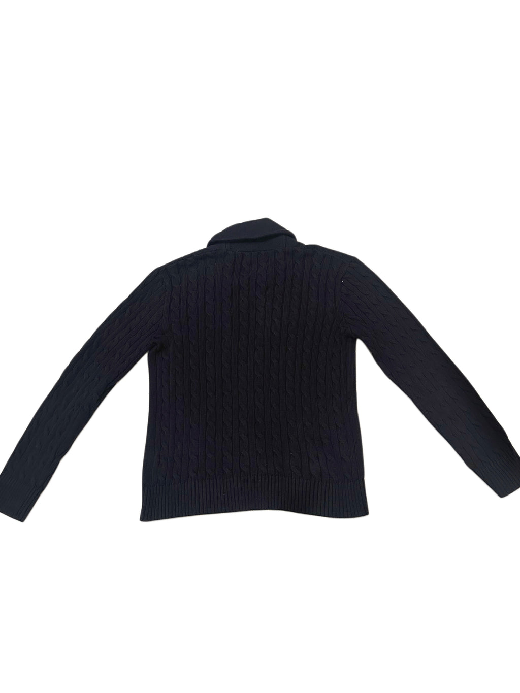 Polo Ralph Lauren Navy Cable-Knit Shawl Collar Cardigan