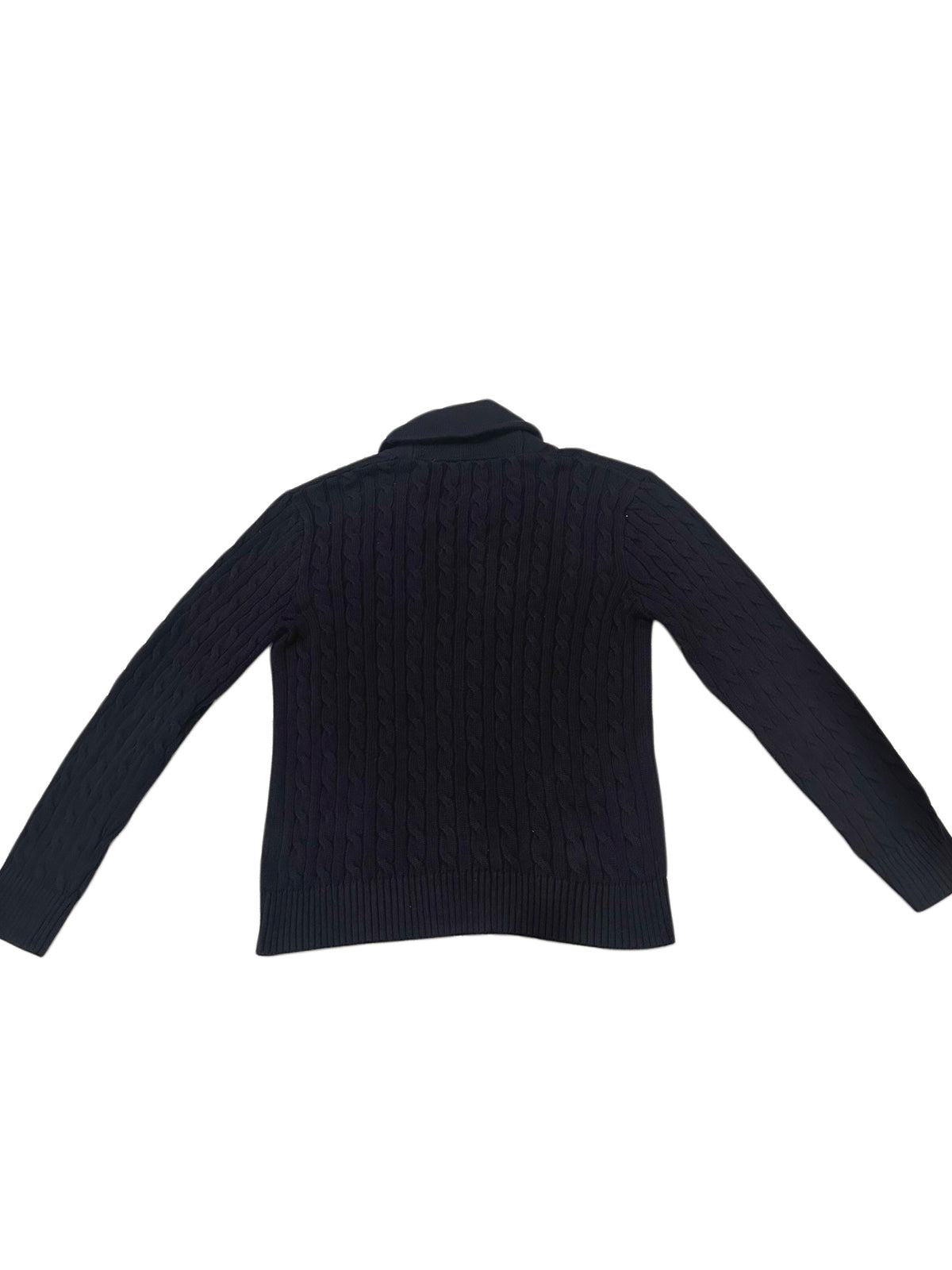 Polo Ralph Lauren Navy Cable-Knit Shawl Collar Cardigan