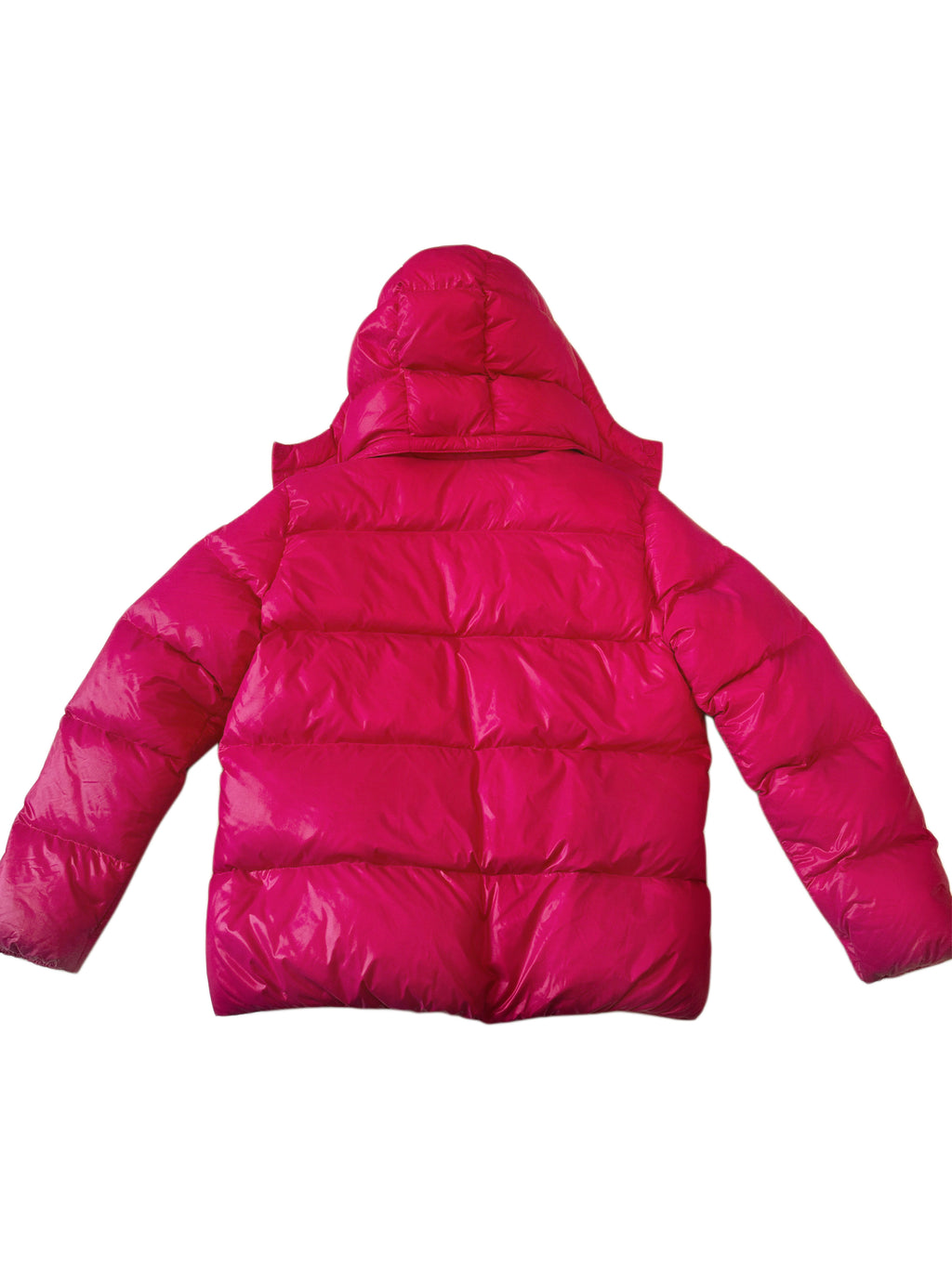 Polo Ralph Lauren Girls Hot Pink Hooded Down Puffer Jacket
