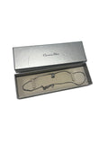 Vintage Christian Dior Silver CD Pendant Necklace – Y2K Designer Jewellery