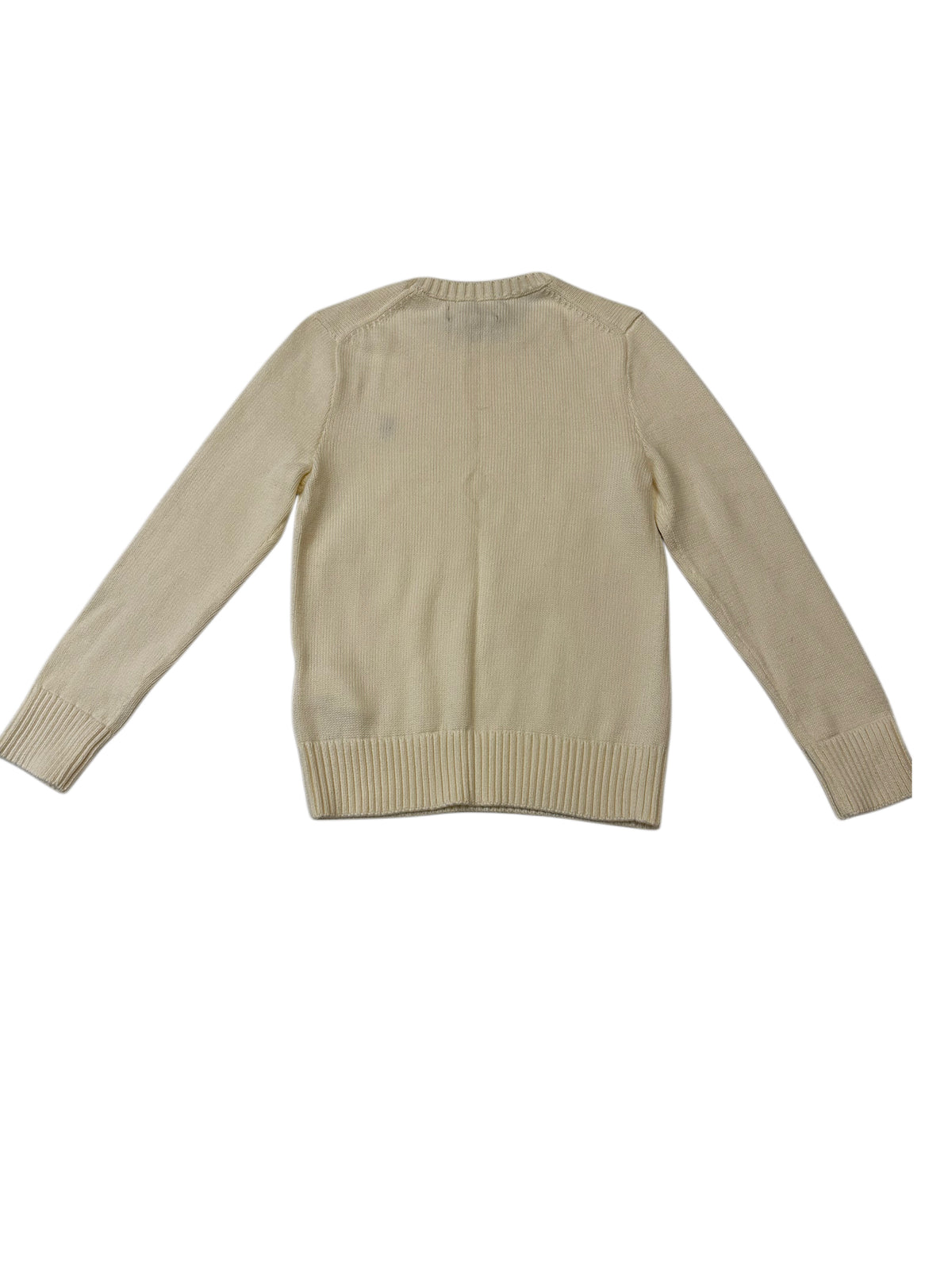 Polo Ralph Lauren Cream Cotton Knit Jumper