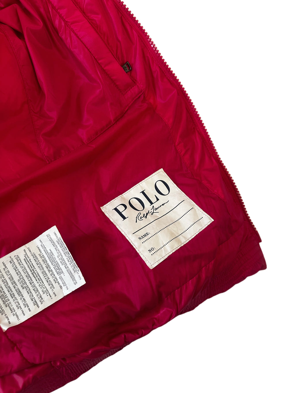 Polo Ralph Lauren Girls Hot Pink Hooded Down Puffer Jacket