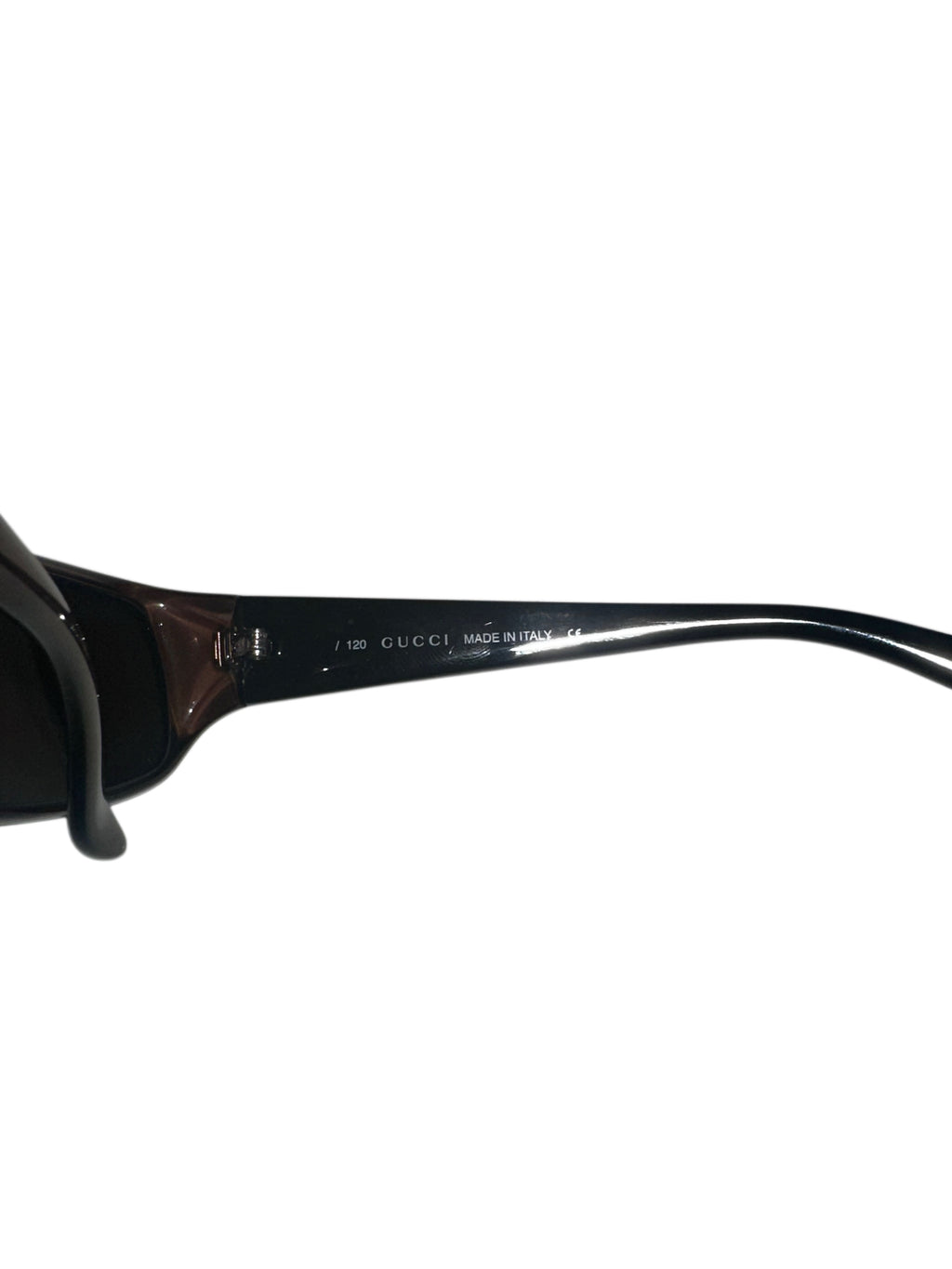 Gucci GG 2455/S Dark Brown Rectangular Sunglasses with Case