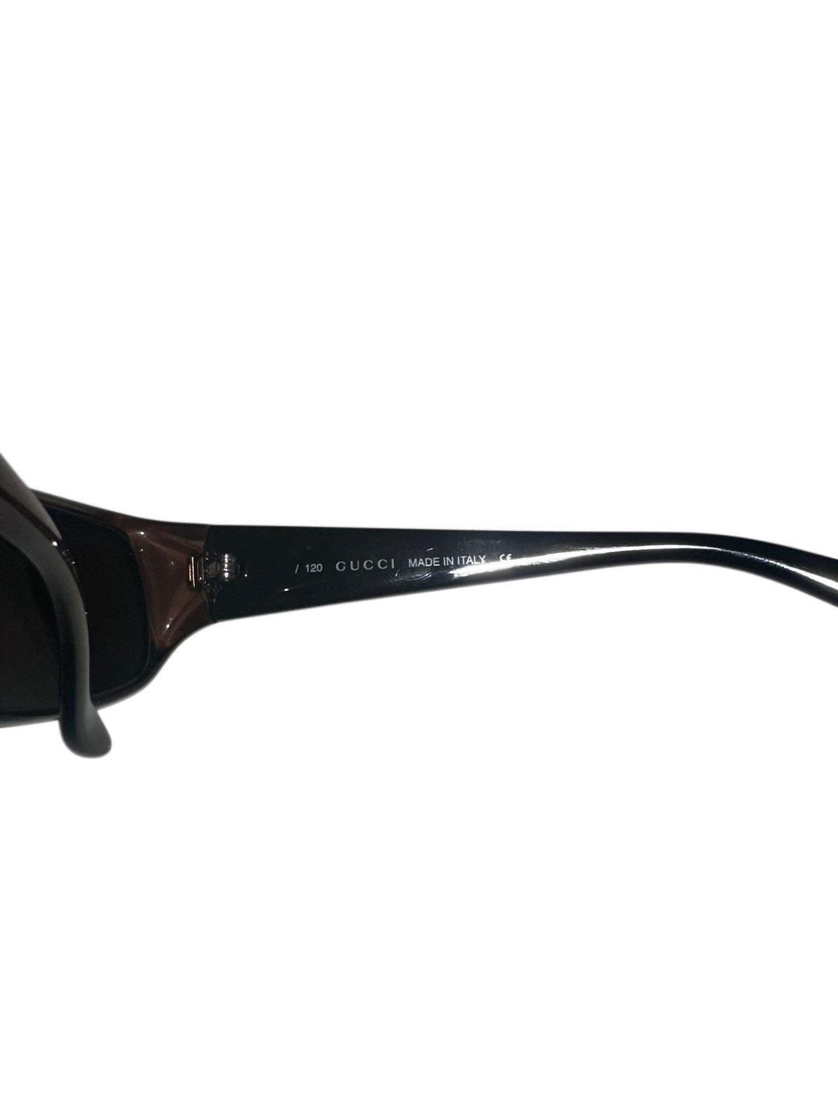 Gucci GG 2455/S Dark Brown Rectangular Sunglasses with Case