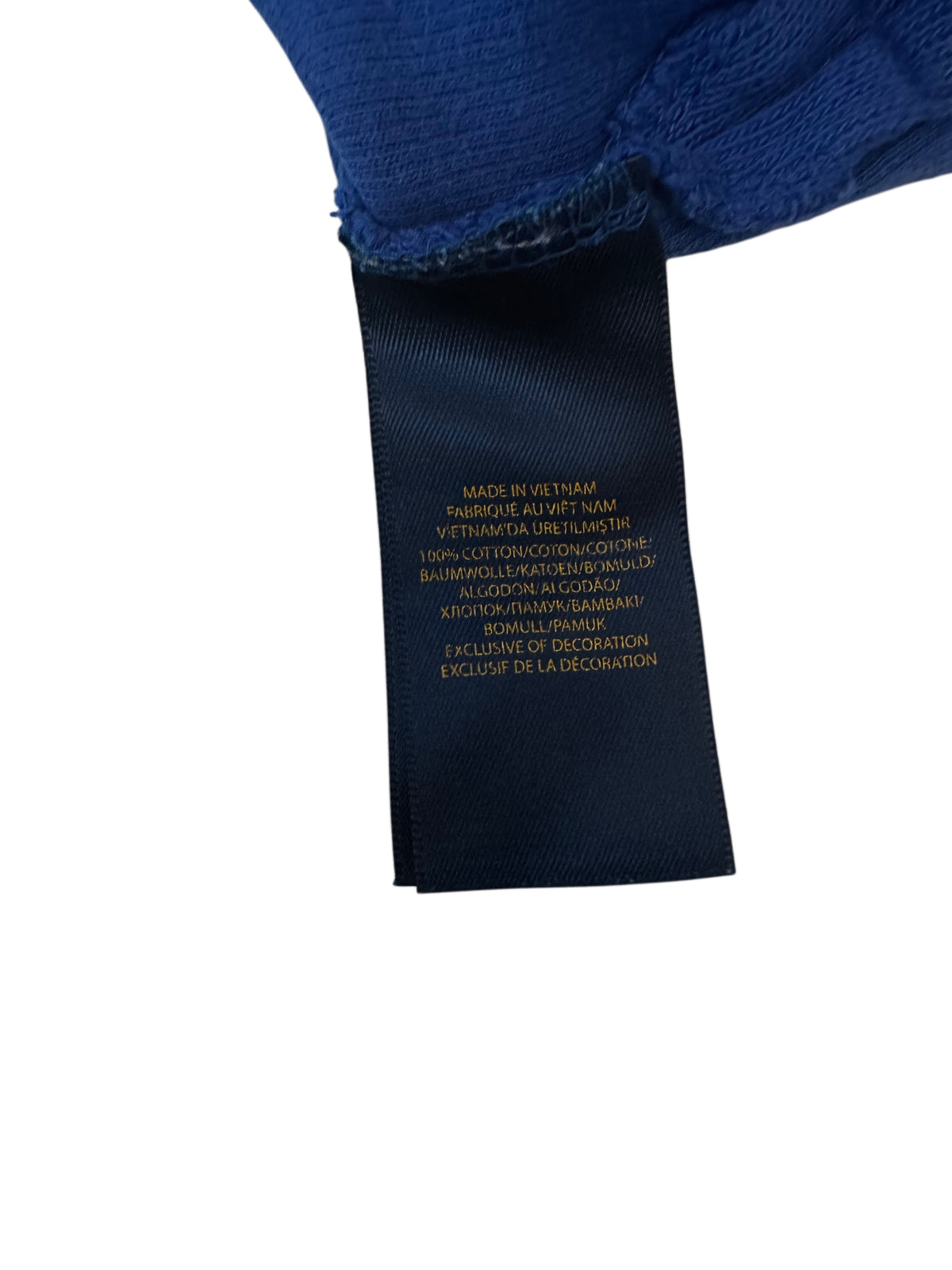 Polo Ralph Lauren Royal Blue 1/4 Zip Knit Sweater