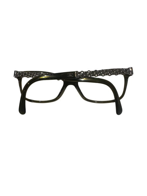 Chanel Crystal Olive Chain Detail Glasses