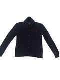 Polo Ralph Lauren Navy Cable-Knit Shawl Collar Cardigan