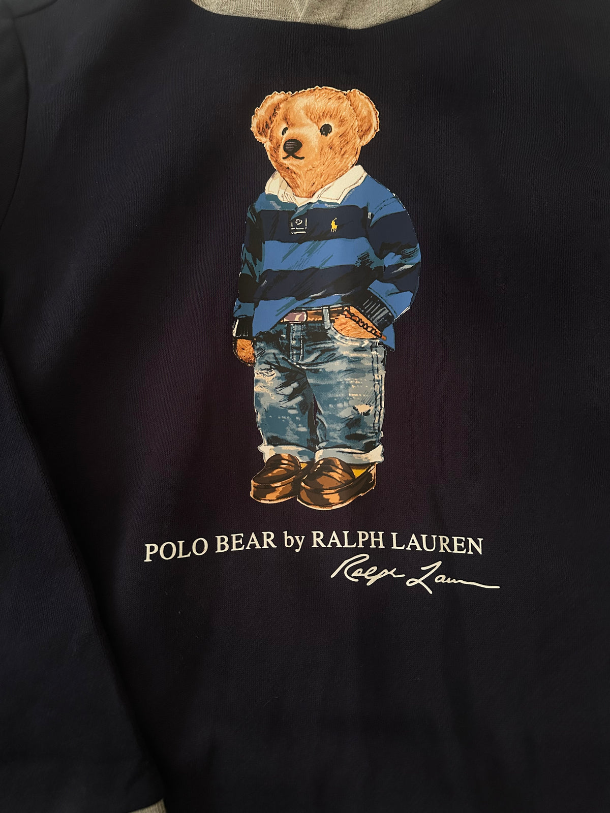 Polo Ralph Lauren Navy Polo Bear Hoodie