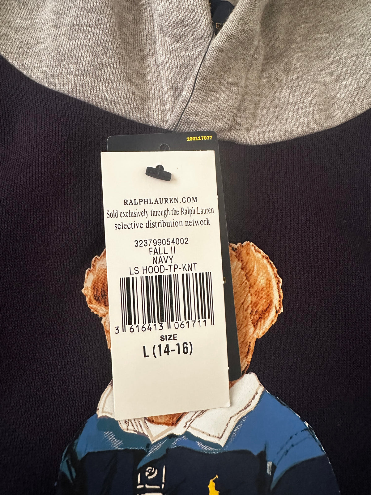 Polo Ralph Lauren Navy Polo Bear Hoodie